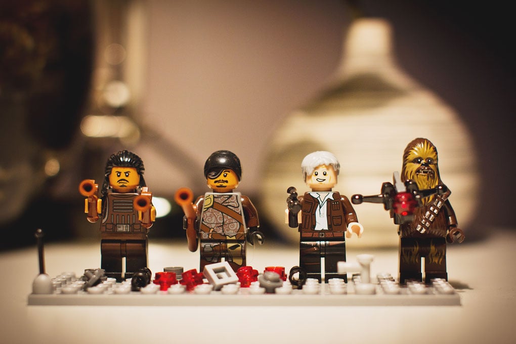 four star wars lego figures