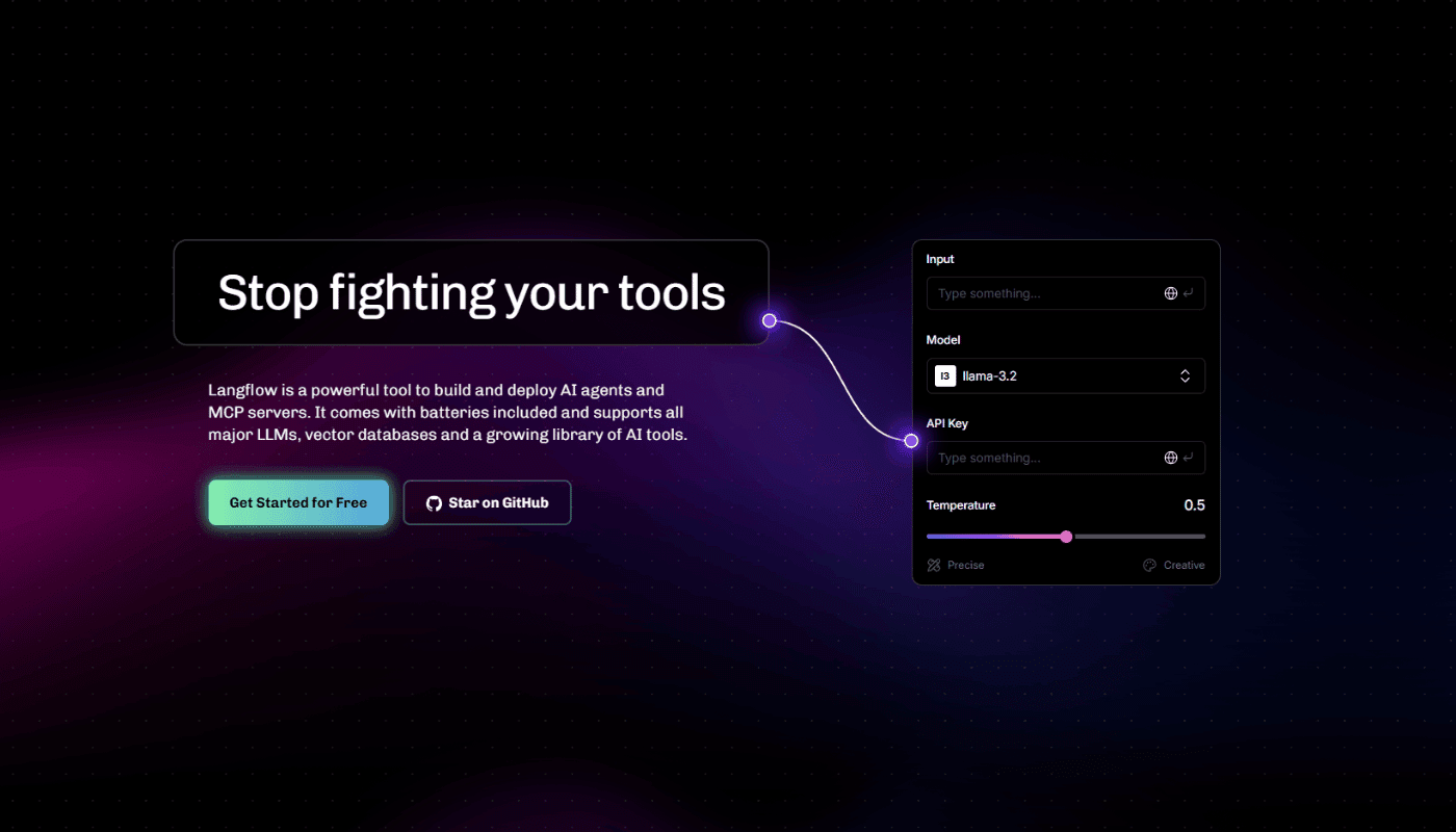 langflow AI tool for PMs